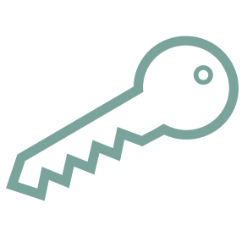 Simplifies Key Management icon